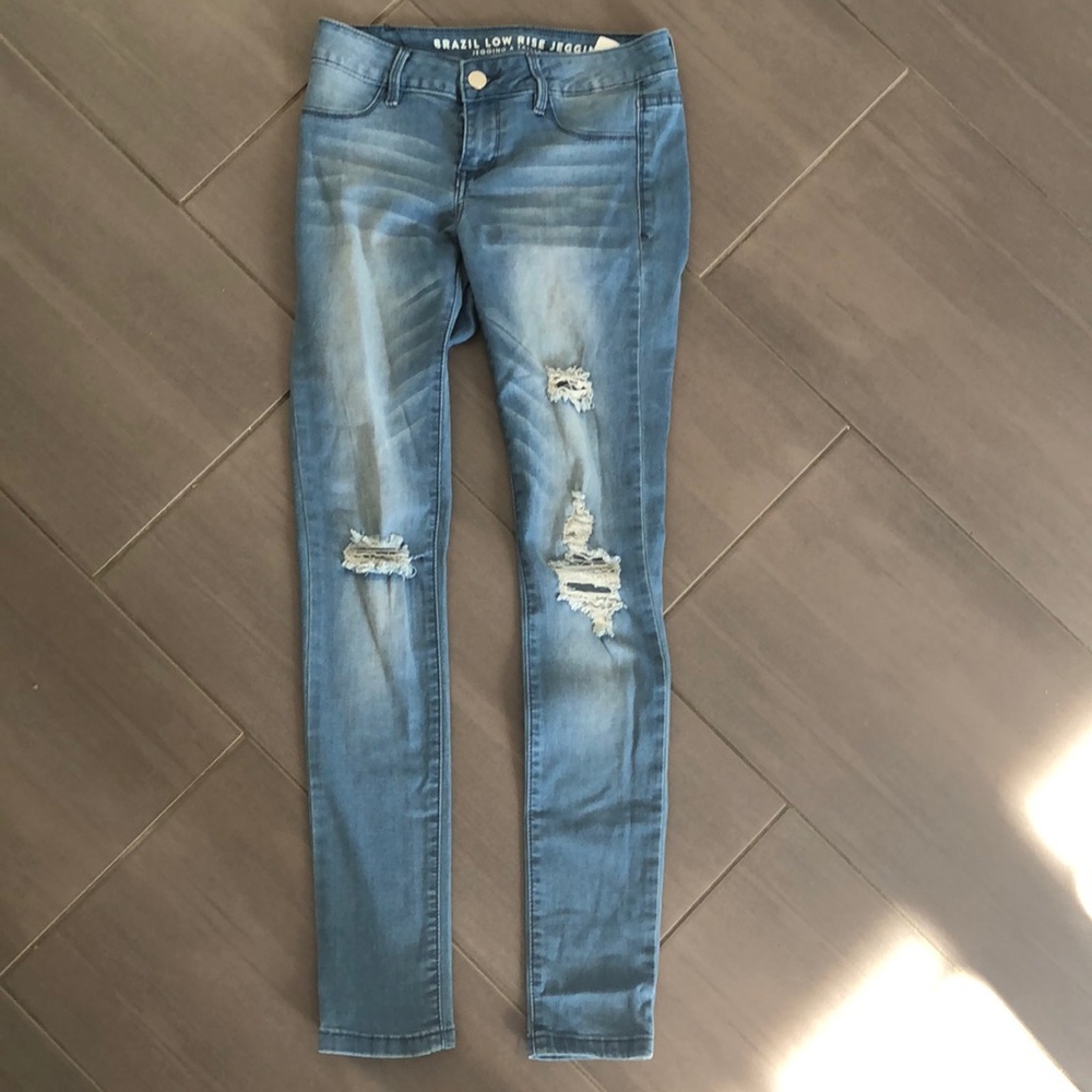 Low rise jegging